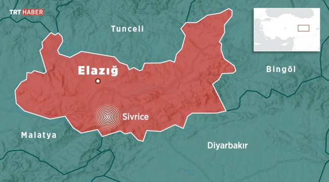 Elazığ'da art arda depremler