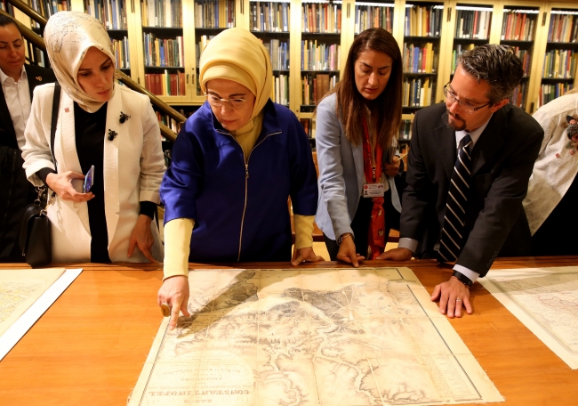 Emine Erdoğan, New York Public Library'yi ziyaret etti