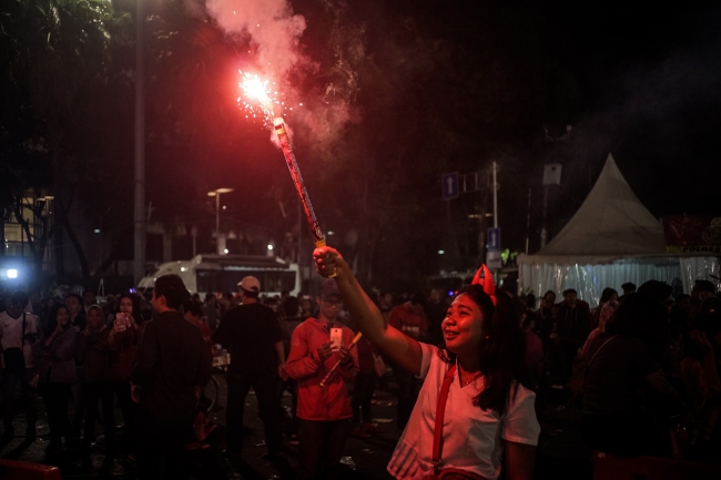 Dünya 2018'i coşkuyla karşıladı