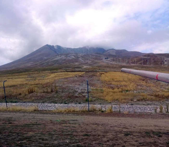 Erciyes Dağı'na ilk kar düştü