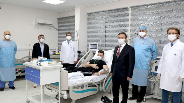 Yerli aşı adayında ilk doz Erciyes Üniversitesi'nde uygulandı