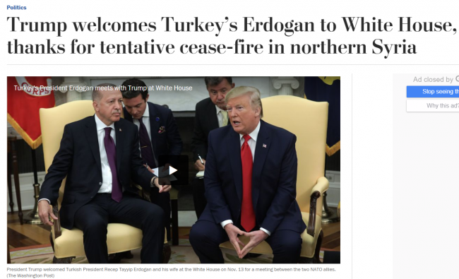 ABD basınında Erdoğan - Trump görüşmesi