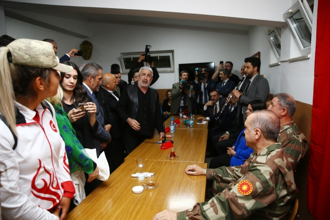 Cumhurbaşkanı Erdoğan ve sanat dünyası Hatay'daydı