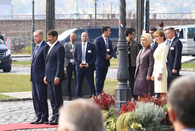 Cumhurbaşkanı Erdoğan Macaristan'da