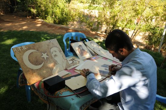 15 Temmuz gecesi Erdoğan'dan etkilendi, portresini yaptı