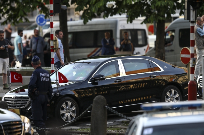 Cumhurbaşkanı Erdoğan Brüksel'de