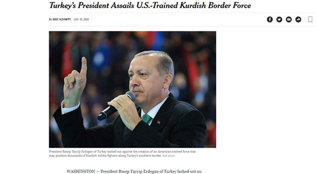 Erdoğan’ın ABD’ye 'terör ordusu' tepkisini dış basın nasıl gördü?