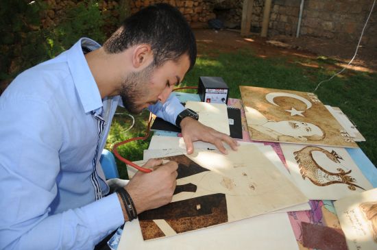 15 Temmuz gecesi Erdoğan'dan etkilendi, portresini yaptı