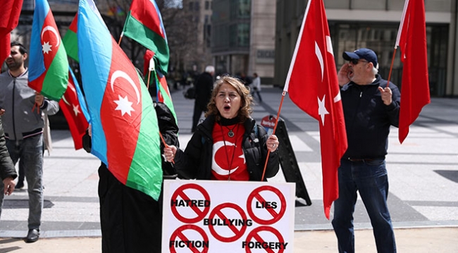ABD’de 'Ermeni yalanlarına Hayır!' gösterisi