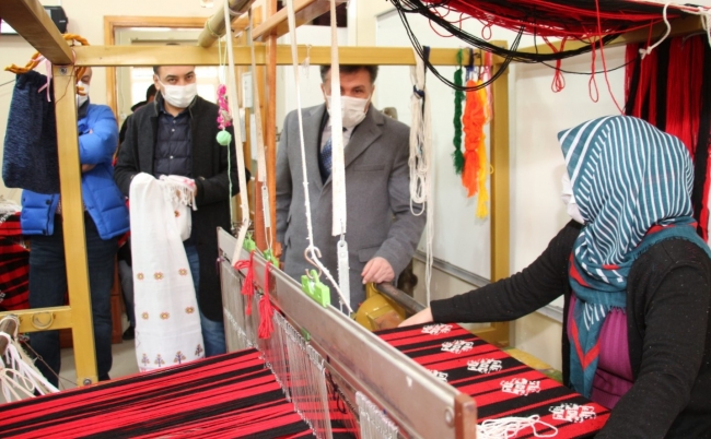 Erzurum tezgahlarından çıkıp Japonya pazarında satılacaklar