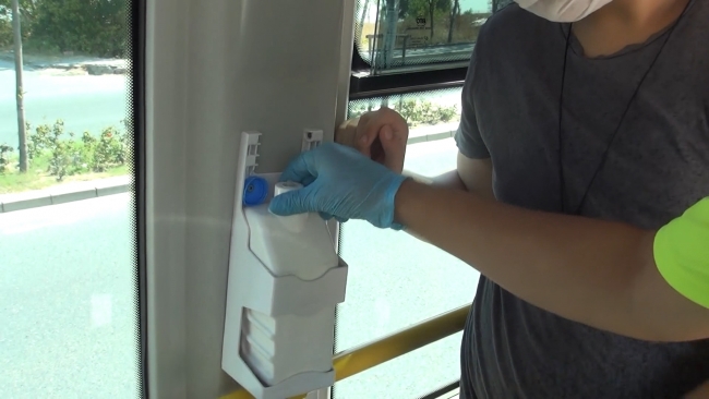 Maskeyi koluna takan minibüs şoförüne 900 lira ceza