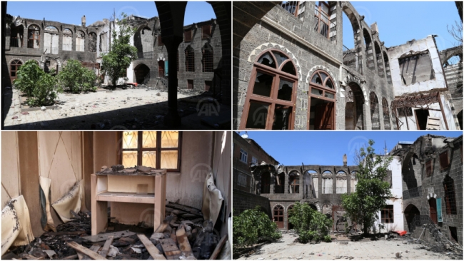 Teröristlerin yaktığı müze kapılarını açtı