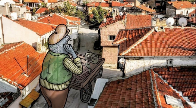 Şehrin sokaklarını "lilliput"lar tanıtıyor