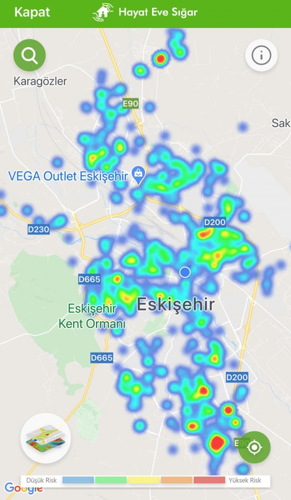 Eskişehir’de koronavirüs vakaları düştü, 112’ye gelen çağrılar azaldı