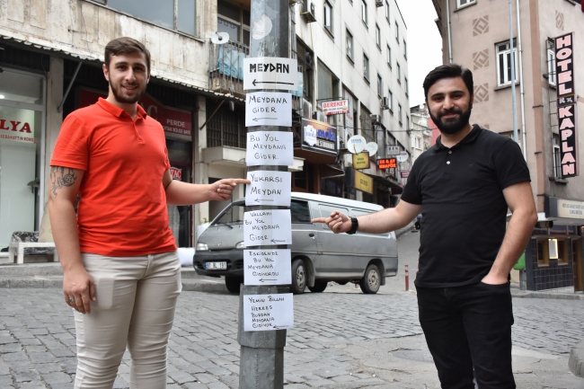 Karadenizli esnafın esprili yol tarifi