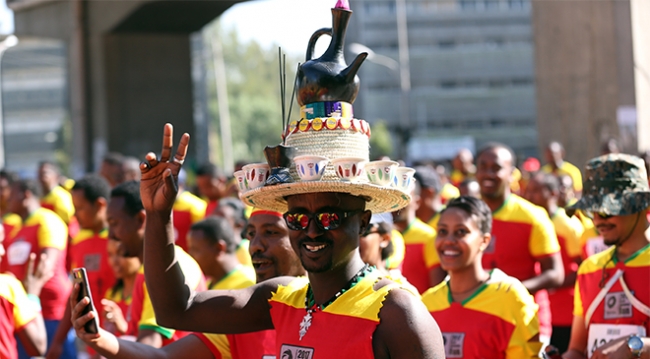 Büyük Etiyopya Koşu'suna 44 bin kişi katıldı