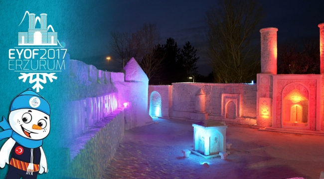 'EYOF Kültür Sokağı' törenle açıldı.