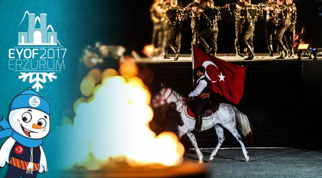 EYOF 2017 açılışı yapıldı