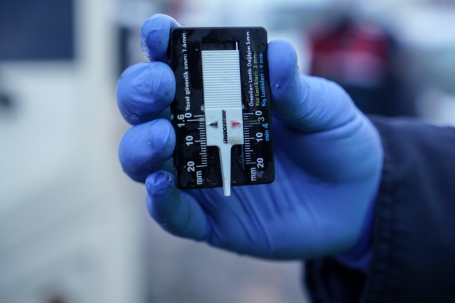 Jandarmadan kış lastiği ve koronavirüs denetimi