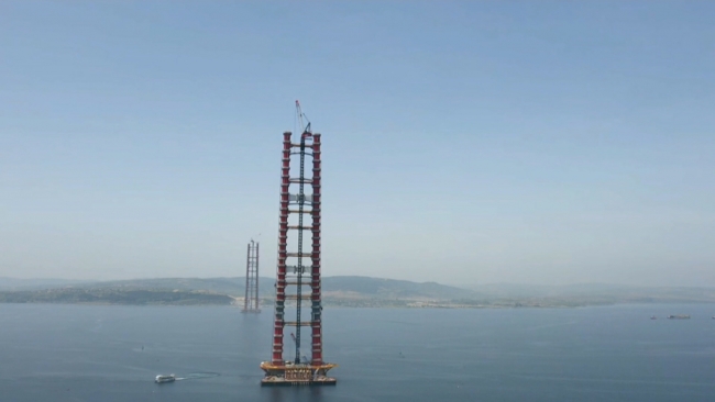 1915 Çanakkale Köprüsünün dev tabliyeleri Kocaeli'nde inşa ediliyor