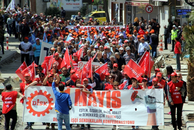 1 Mayıs yurt genelinde coşkuyla kutlandı