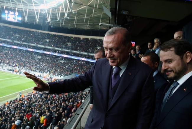 Cumhurbaşkanı Erdoğan'dan Beşiktaş'a kutlama mesajı