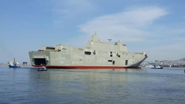 TCG Anadolu çok maksatlı çıkarma gemisi envantere girmek için gün sayıyor.
