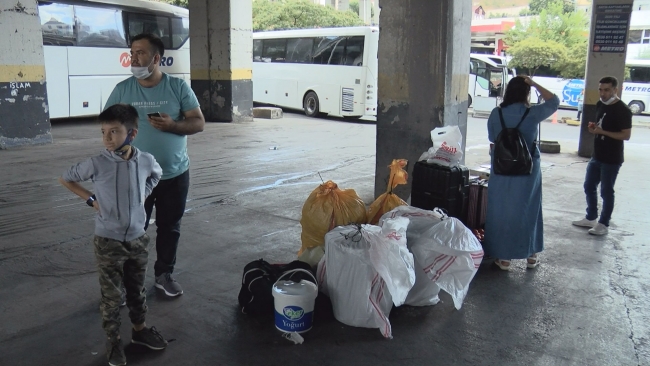 15 Temmuz Demokrasi Otogarı'nda bayram dönüşü yoğunluğu