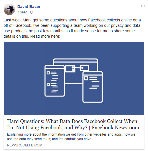 Facebook'tan yeni itiraf: Hesabı olmayanların da bilgilerine erişiyoruz