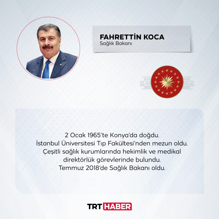 Sağlık Bakanı Koca ile Kültür ve Turizm Bakanı Ersoy görevlerine devam edecek