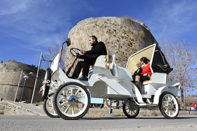 Elektrikli fayton büyük ilgi gördü