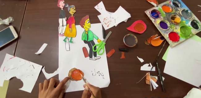 Engel tanımayan Filistinli kadınlar, çizgi film yapıyor