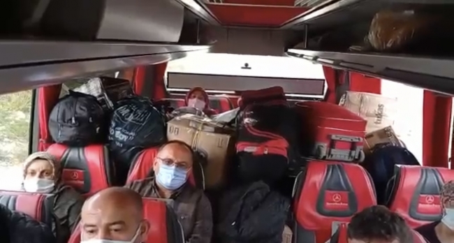 Çuvallarla dolu seyahat eden otobüs firmasına ceza