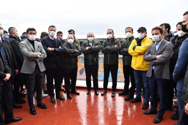 TBMM Başkanı Şentop, Formula 1 pistini inceledi