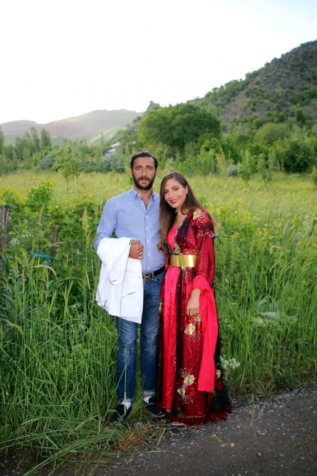 Fransa'da evlendiler; Şırnak'ta balayı yaptılar