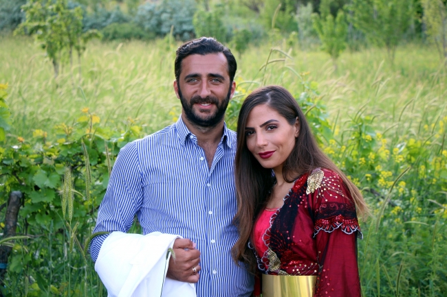 Fransa'da evlendiler; Şırnak'ta balayı yaptılar