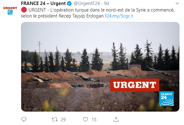 Dünya medyası Barış Pınarı Harekatı'nın başladığını böyle duyurdu