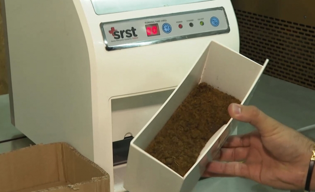 Yerli makineyle atık gıdalar gübre oluyor