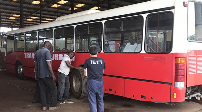 Gine'de toplu taşıma Türkiye'ye emanet