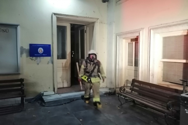 Galatasaray Üniversitesinde yangın