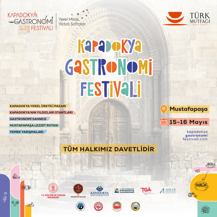 Kapadokya Gastronomi Festivali 15-16 Mayıs'ta düzenlenecek