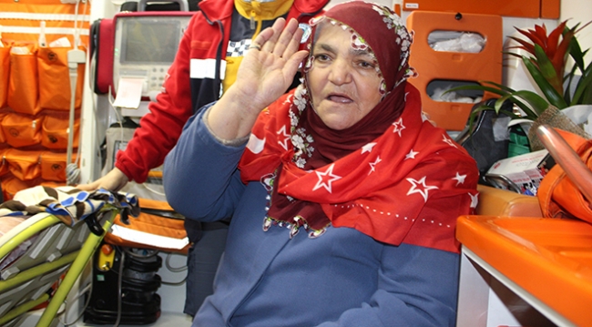 Afrin gazisine coşkulu karşılama