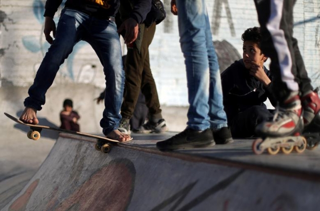 Gazze kaykay takımı imkansızlıklara meydan okuyor