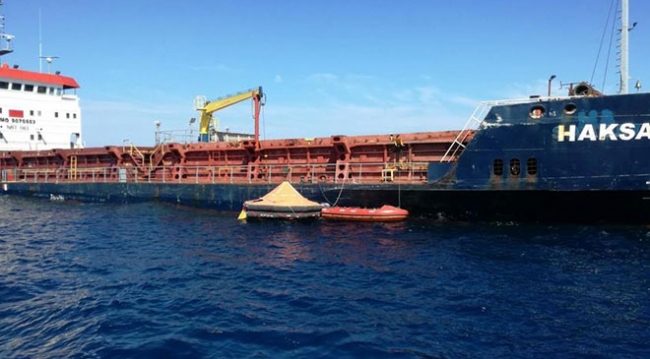 Hırvatistan'da su alan Türk gemisi kurtarıldı