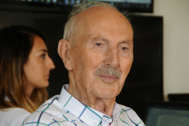 96 yaşındaki Kıbrıs gazisi sağlıklı yaşamıyla dikkat çekiyor