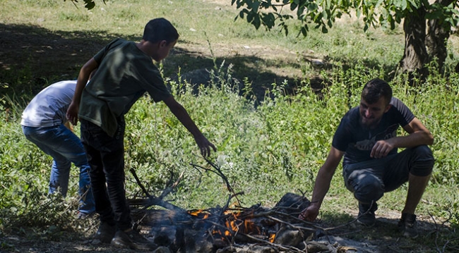 Kato Dağı eteğinde piknik keyfi