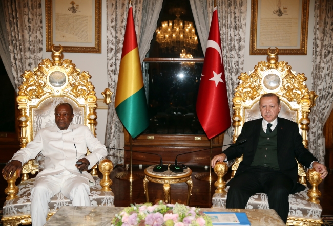 Cumhurbaşkanı Erdoğan'ın kabulleri