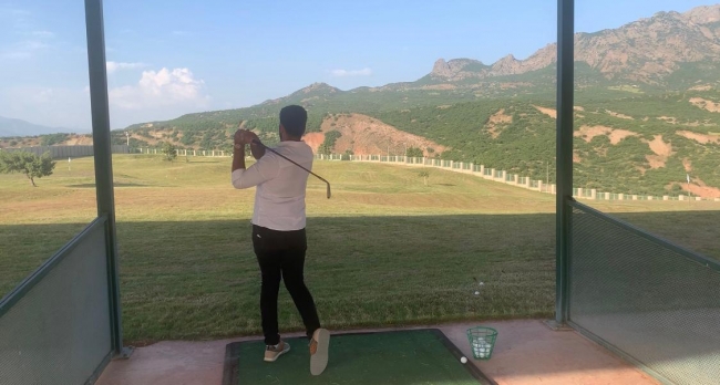 Tunceli'de golf sahası faaliyete geçti
