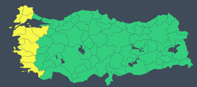 تحذير "أصفر" من الأرصاد: عاصفة متوقعة في 10 مقاطعات