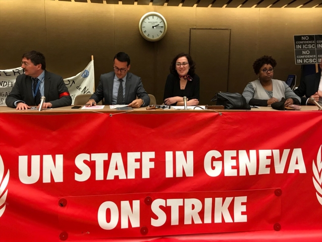 BM Cenevre Ofisi’ndeki greve çözüm bulunamadı